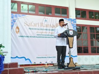 Safari Ramadhan di Kediaman Alhmarhum Salim S Mengga, Bupati Samsul Mahmud Puji Sinergi Kuat Pemprov Sulbar