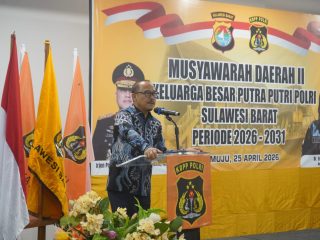 Hadiri Musyawarah KBPP Polri Sulbar, Gubernur: Kita Mengambil Peran demi Kemajuan Daerah