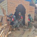 Belasan Titik Longsor Hantam Kecamatan Matangga, Puluhan TNI Dikerahkan untuk Bantu Warga