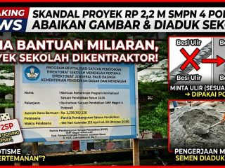 Pengerjaan Proyek Revitalisasi SMPN 4 Polewali Abaikan Gambar, Ketua Panitia Proyek: Konsultan Salah, Saya Ikuti RAB
