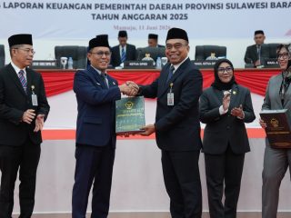 Sulbar Raih WTP ke-12 Kalinya, Gubernur Suhardi Duka Tegaskan Komitmen Penuh Tindak Lanjuti Rekomendasi BPK RI