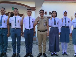 Kesbangpol Sulbar Lepas Enam Calon Paskibraka ke Seleksi Tingkat Pusat