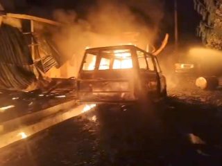 Dua Rumah Warga Binuang Ludes Terbakar, Diduga Imbas Aktivitas Pelangsir BBM SPBU Sarampu