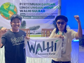 Refli Sakti Sanjaya Resmi Pimpin WALHI Sulbar, Siap Kawal Keadilan Ekologis